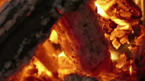 Fire flame, close-up Stock Footage 68808957