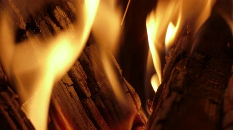 Fire flame, close-up Stock Footage 68809032