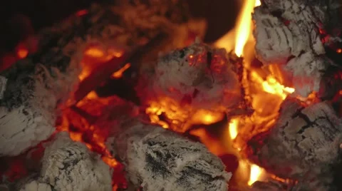 Fire flame, close-up Stock Footage 68809748