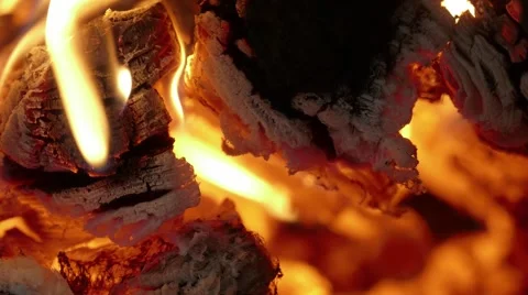 Fire flame close up Stock Footage 68810081
