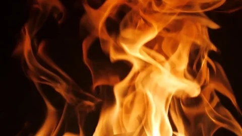 Fire flame close up . Stock Footage 76790776