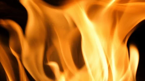 Fire flame close up Stock Footage 89569361