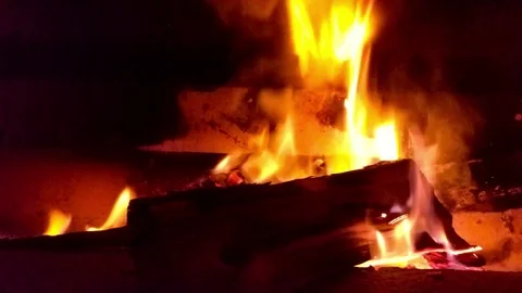 Fire flame close up loopable - Stock Video. 4k Stock Footage 82388669