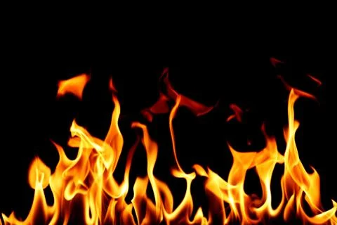 Fire flame close up Stock Photos