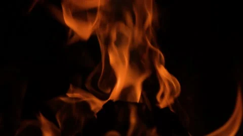 Fire Flame Closeup Stock Footage 201697095