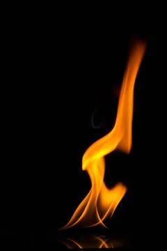 Fire flame on dark background fire flame on dark background Copyright: xZo... 스톡 사진