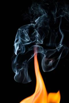 Fire flame on dark background fire flame on dark background Copyright: xZo... Stock Photos