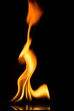 Fire flame on dark background fire flame on dark background Copyright: xZo... 스톡 사진
