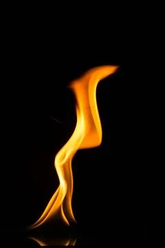 Fire flame on dark background fire flame on dark background Copyright: xZo... Stock Photos