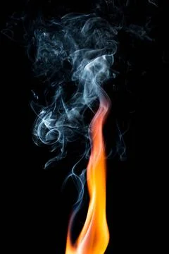 Fire flame on dark background fire flame on dark background Copyright: xZo... Stockfoto's