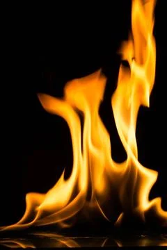 Fire flame on dark background fire flame on dark background Copyright: xZo... Stock Photos