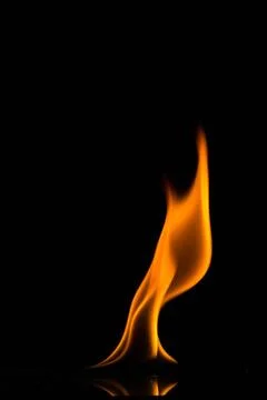 Fire flame on dark background fire flame on dark background Copyright: xZo... Stockfoto's