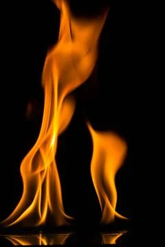 Fire flame on dark background fire flame on dark background Copyright: xZo... Stock Photos