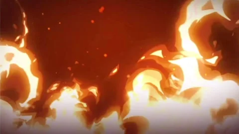Fire Flame Effect 库存影片 346500540