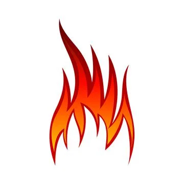 Fire Flame Element Illustrazione stock