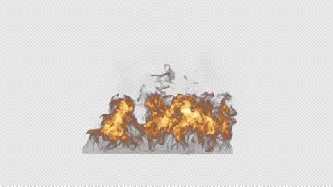 Fire Flame Eruption on Alpha Stock Footage 309200892