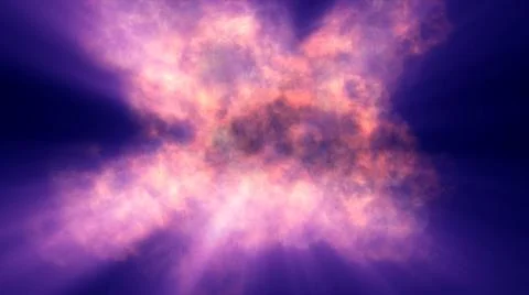 Fire flame explosion in space Stock Illustration