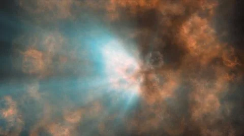 Fire flame explosion in space Stock Illustration