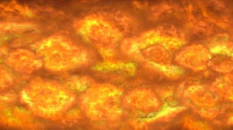 Fire flame explosion in space Illustrazione stock