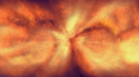 Fire flame explosion in space Stock Illustration