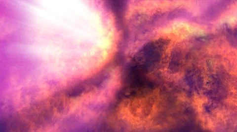 Fire flame explosion in space Stock Illustration