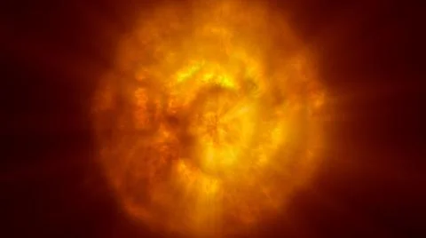 Fire flame explosion in space Stock Illustration