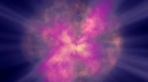 Fire flame explosion in space Stock Illustration