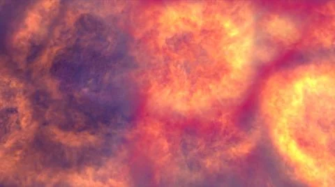 Fire flame explosion in space Stock Illustration