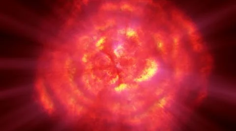 Fire flame explosion in space Stockillustratie