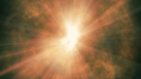 Fire flame explosion in space Stock Illustration