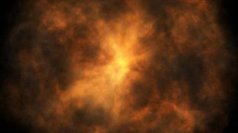 Fire flame explosion in space Stock Illustration