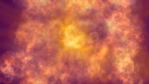 Fire flame explosion in space Stock Illustration