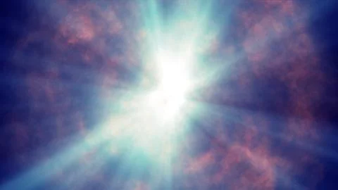 Fire flame explosion in space Stock Illustration