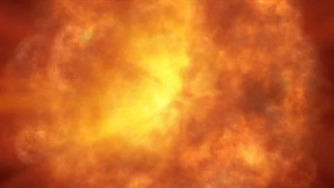 Fire flame explosion in space Stock Illustration