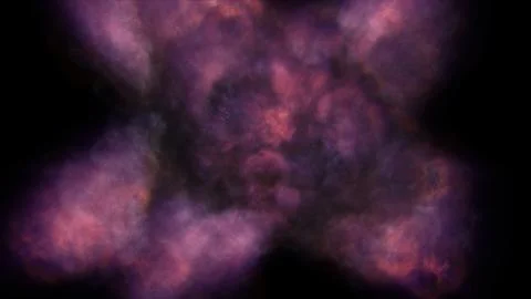 Fire flame explosion in space Stock Illustration
