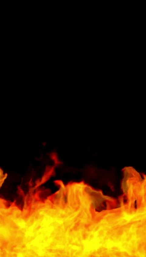 Fire, flame, fiery, hell, loop, slow, video Stock Footage 314618496