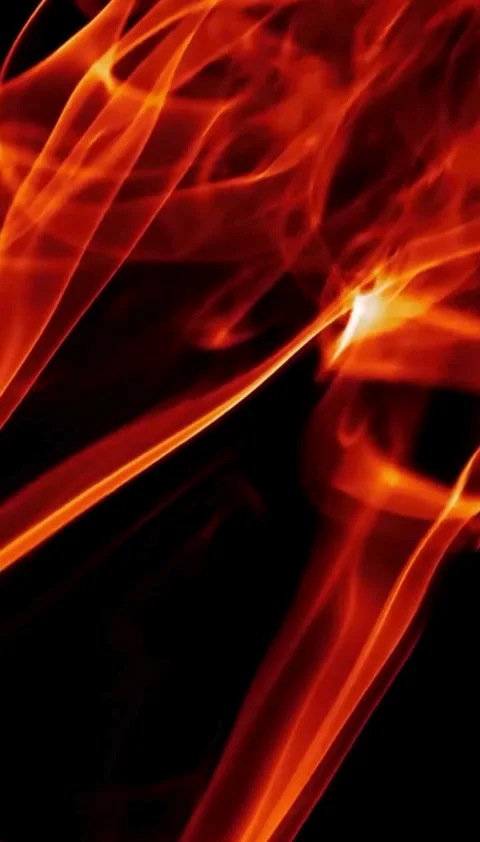 Fire, flame, fiery, hell, loop, slow, video Video stock 314618559