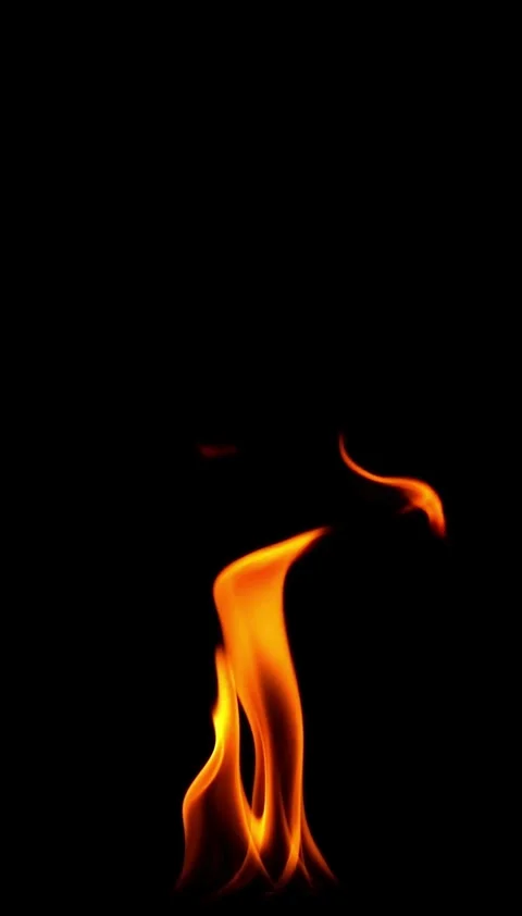 Fire, flame, fiery, hell, loop, slow, video Video stock 314618590