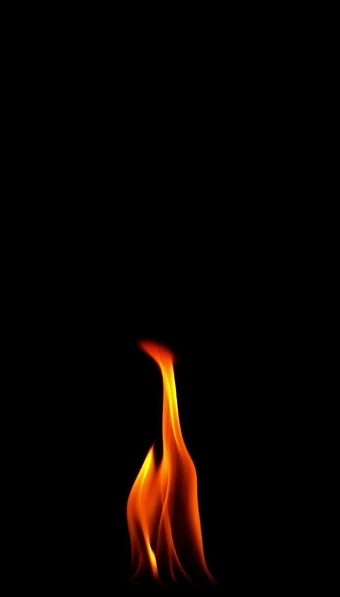 Fire, flame, fiery, hell, loop, slow, video Video stock 314618766