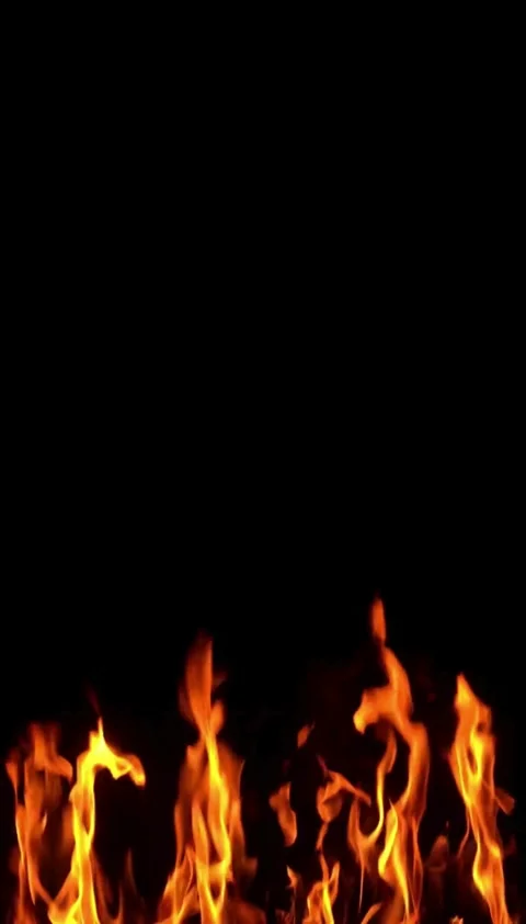 Fire, flame, fiery, hell, loop, slow, video Video stock 314618799