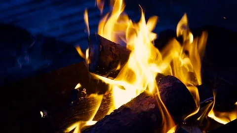 Fire, flame, fire, fire, brazier, coals burn Stock Footage 75664763