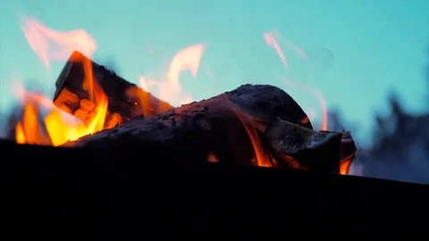 Fire, flame, fire, fire, brazier, coals burn 動画素材 75664781