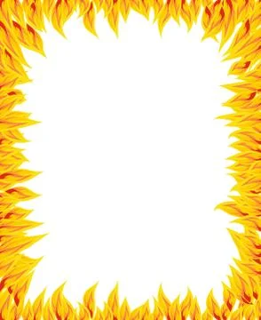Fire flame, fire pattern Stock Illustration