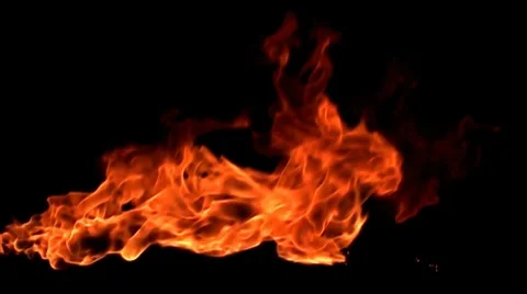 Fire flame Stock Footage 7731477