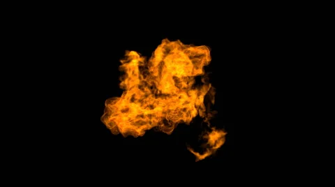Fire Flame Stock Footage 48262662