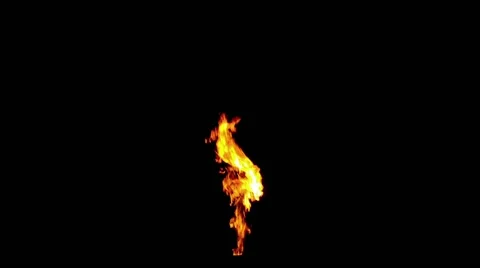 Fire Flame Stock Footage 57338481