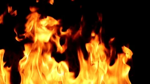 Fire flame 스톡 동영상 76156098