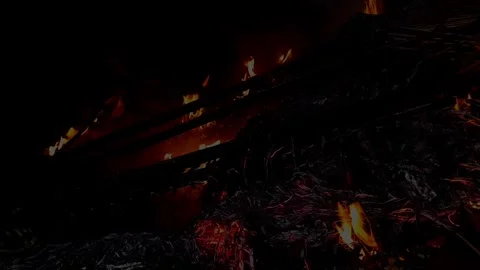 Fire flame Stock Footage 258528147