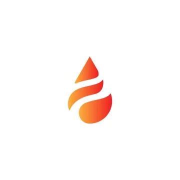 Fire flame icon element vector isolated illustration Illustrazione stock