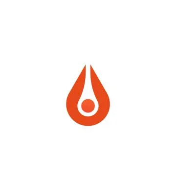 Fire flame icon element vector isolated illustration Stock Illustration